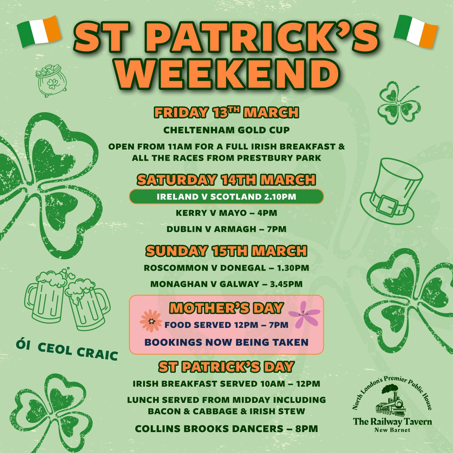 ST Patrick's Weekend